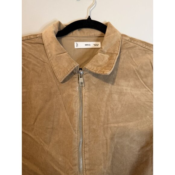 NWT Mango Corduroy Jumpsuit with Zip Tan Sz XXL $99 [jb] - Picture 15 of 16